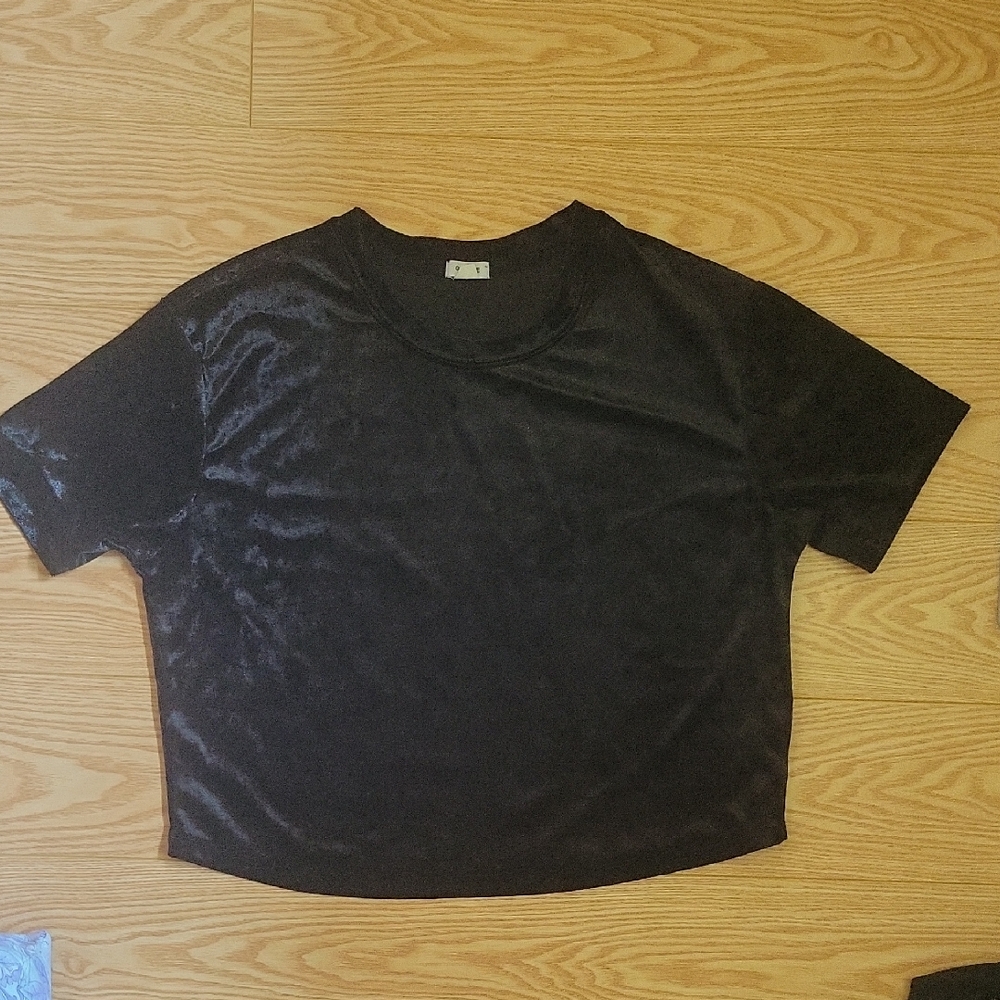 Black Velvet Women's Top